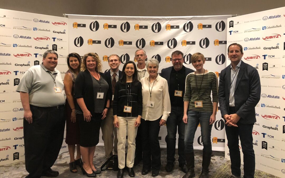 Learning.com team at award gala